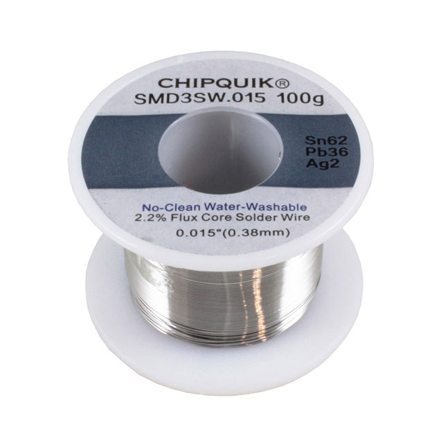 【SMD3SW.015 100G】SOLDER WIRE 62/36/2 TIN/LEAD/SIL